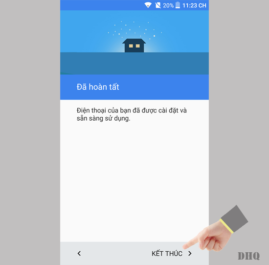 Chọn kết thúc